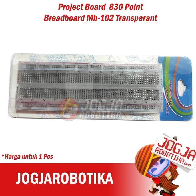 Project Board / Breadboard Mb-102 Transparant