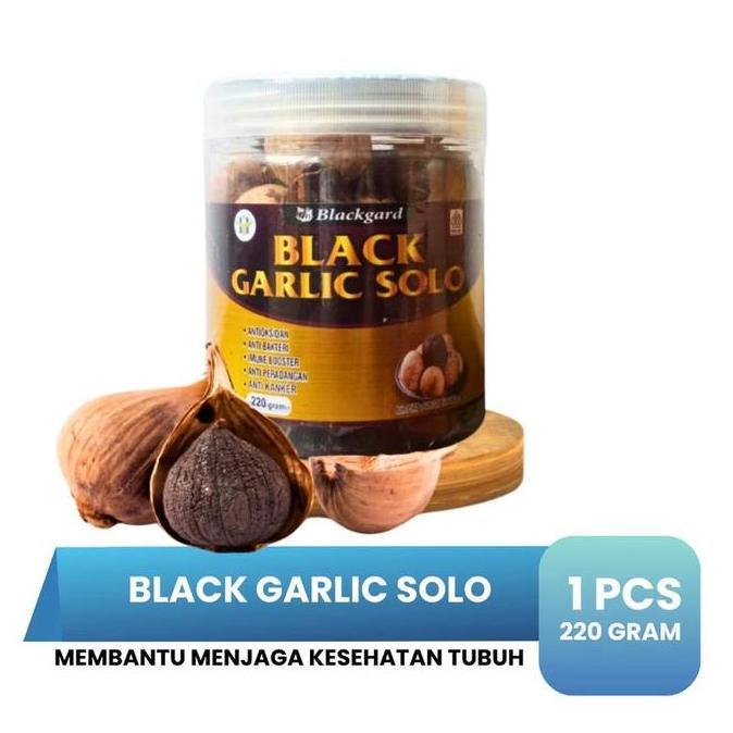 Blackgard Black Garlic Solo Tunggal Premium 100 Gram Bawang Putih Berkualitas Tinggi Manfaat Kesehat
