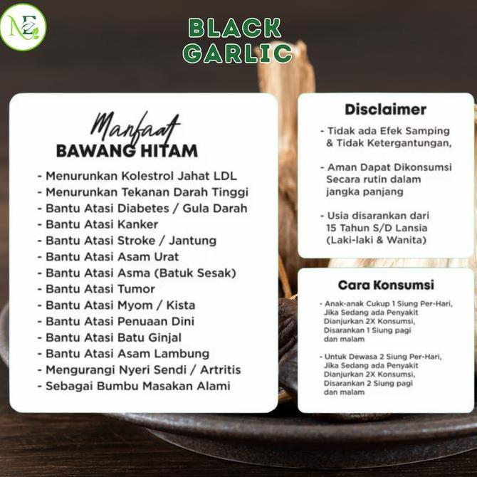 Bawang Hitam Black Garlic TUNGGAL Premium Quality Bawang Hitam Tunggal JUMBO Bawang Tunggal Hitam Pe