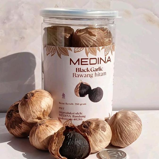 MEDINA BLACK GARLIC Bawang putih lanang fermentasi Solo