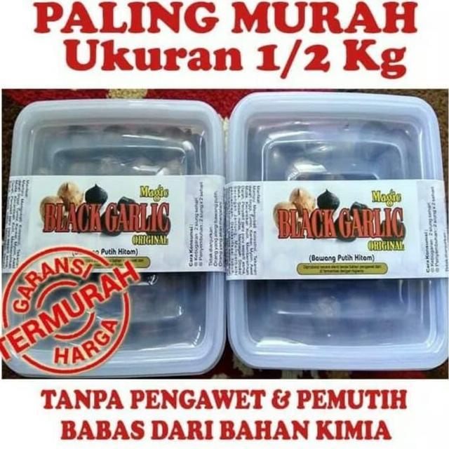 Black Garlic Bawang putih hitam tunggal 500gr