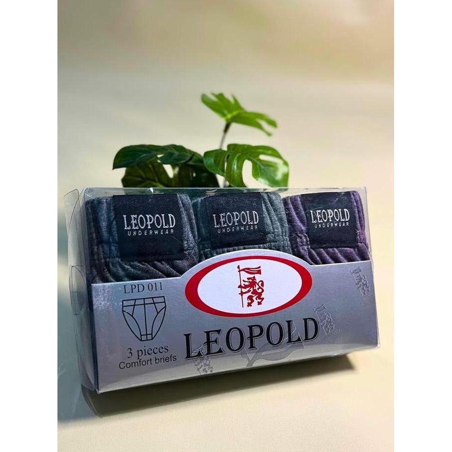 DV312 >> ( 3pc ) CD Leopold Mika | Celana Dalam Pria Dewasa Karet Kerut | CD Pria Leopold [3 PCS] CD