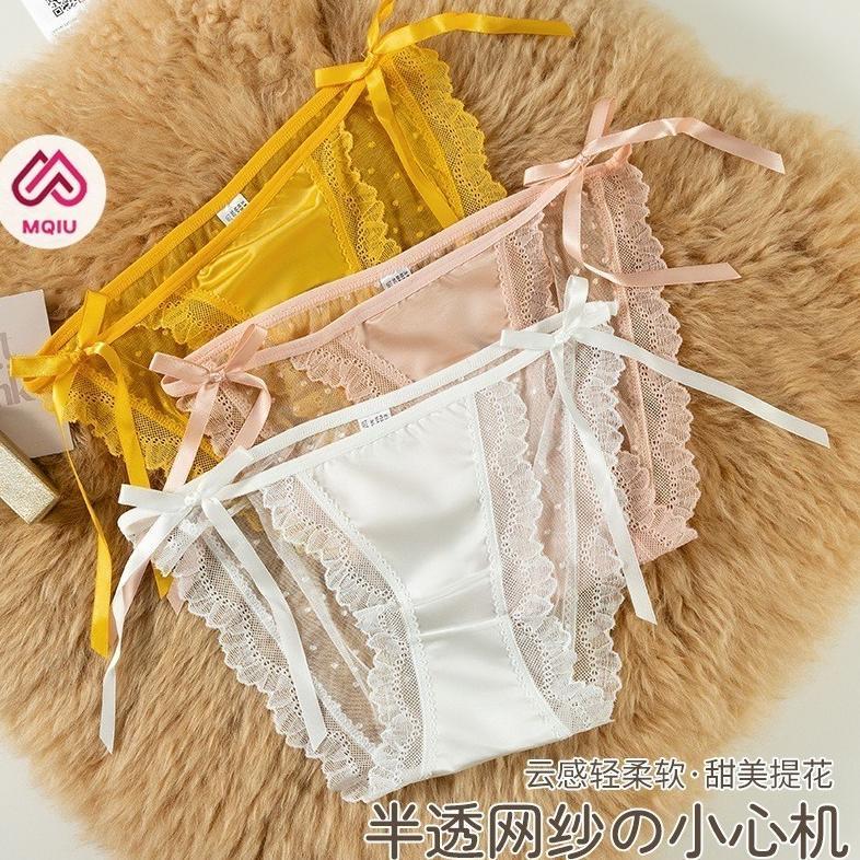 TERMURAH MQIU - CELANA DALAM WANITA RENDA SEKSI CD RENDA G STRING WANITA TRANSPARAN TALI SAMPING LIN