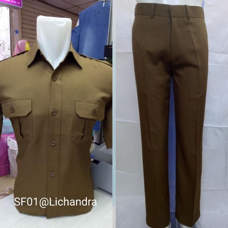 Promo Setelan Blazer Celana Lichandra/Baju Seragam/Pria/Pemda/Pns/Seragam Kerja