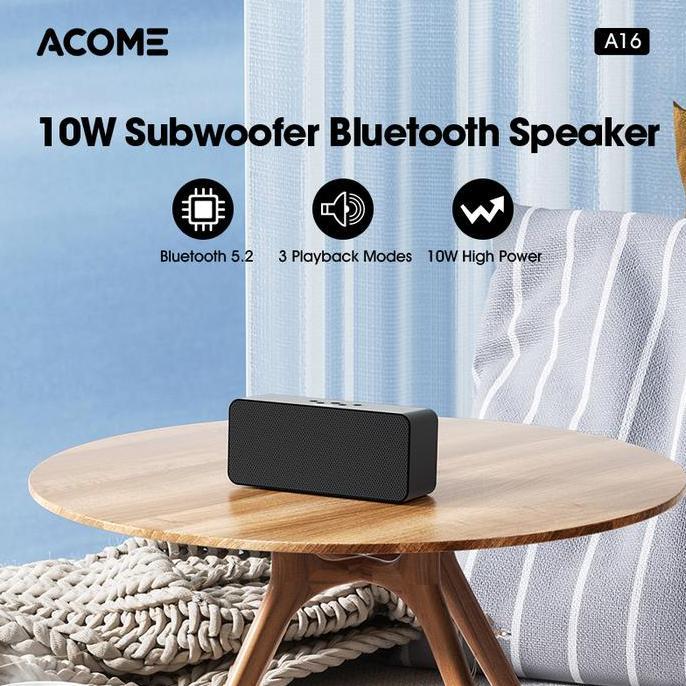 Acome Special Bundling Speaker Bluetooth 5.0 A16 + Micro SD Card 32GB Diskon