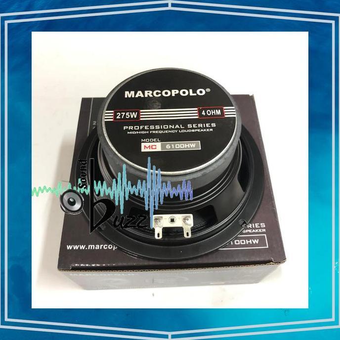 Speaker Marcopolo 6100 Fullrange MC 6100 HW - 6 Inch Diskon