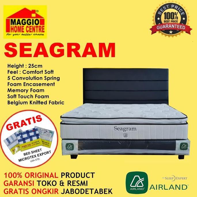 Kasur Memory Foam SEAGRAM - Airland Springbed