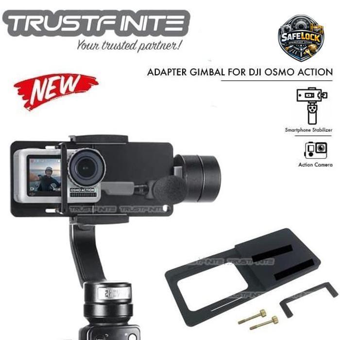 Adapter Mount Plate DJI Osmo Action GoPro Yi Brica for Osmo Zhiyun Moz