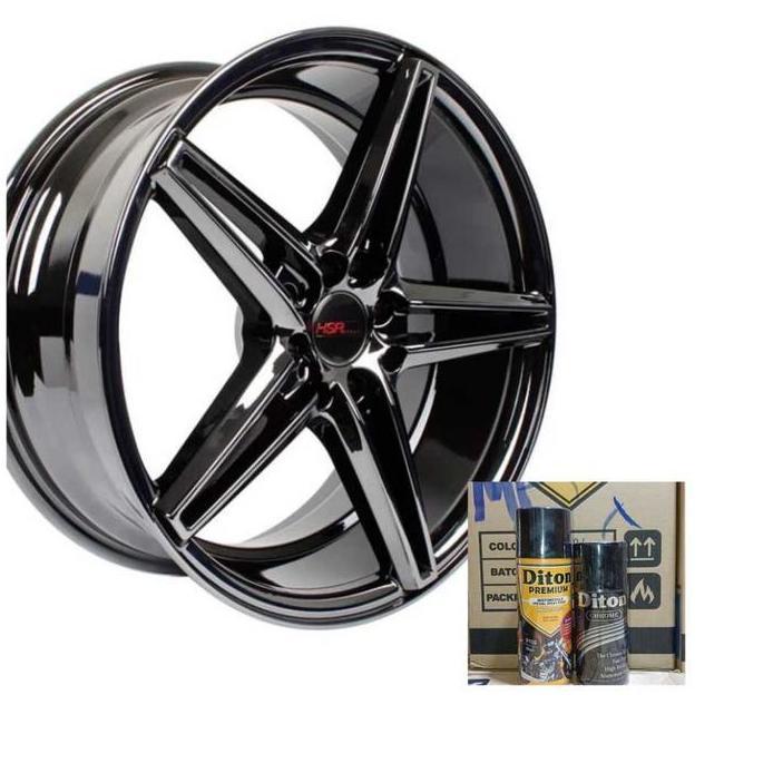 Paket 2 Kaleng Black Chrome Pilok Pilox Diton Premium X Diton Chrome Paket Chrome Black Chrome Pilox