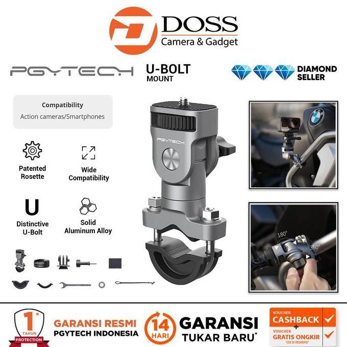 Pgytech U-Bolt Mount For Action Cam & Smartphone