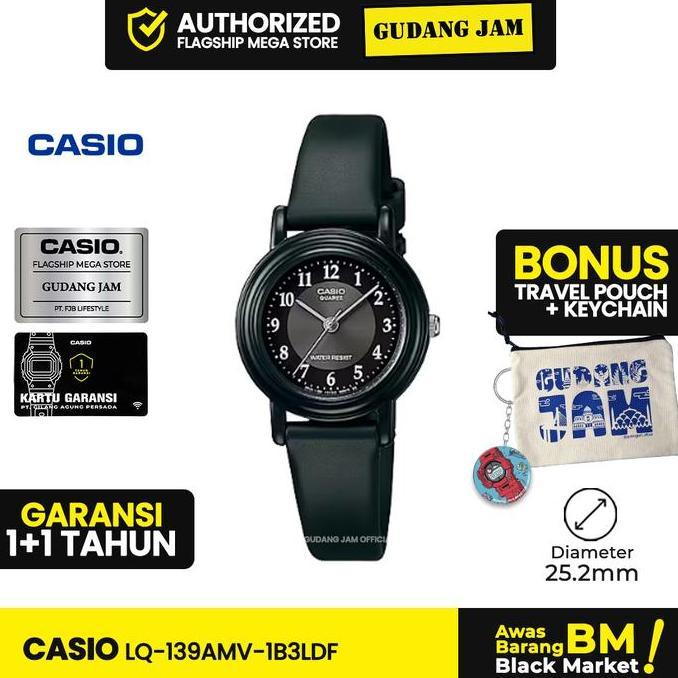 Jam Tangan Analog Wanita Casio LQ-139AMV-1B3LDF LQ 139AMV