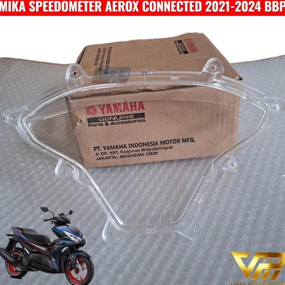 Mika Speedometer Aerox New Connected Kaca Speedometer All New Aerox 155 Connected Tahun 2021 - 2024