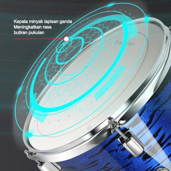 Benston Music- Drum set dewasa, drum set profesional, drum jazz profesional, drum pertunjukan profes