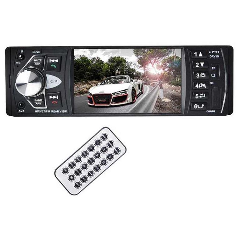 Tape Audio Mobil Bluetooth MP5 Player Layar Parkir Monitor 4.1 Inch 4022D Support Video 1080P