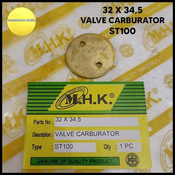 DISKON PLAT KOIN GOBANGAN VALVE CARBURATOR KARBURATOR 32X34,5 C3215 , CARRY ST100 