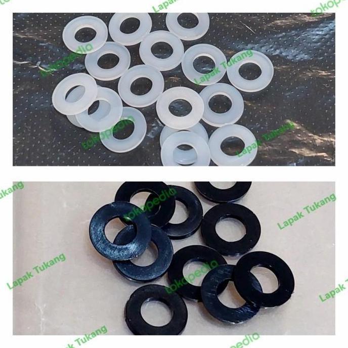 100Pcs Ring Nylon M6X12X1.2 Ring Plat Plastik M6 Ring Nilon M 6 Harga Khusus