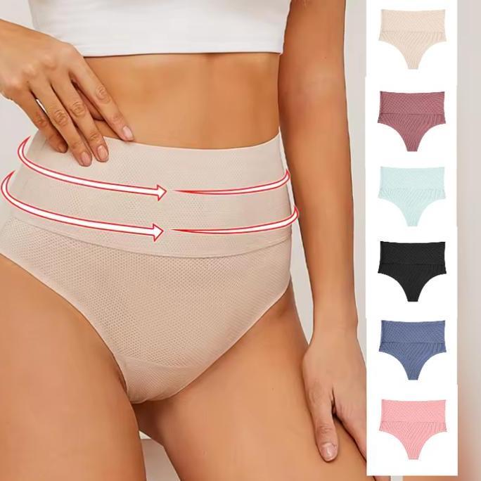 FINETOO FT146 Celana Korset M-XL Thong Wanita Seamless High Waist Corset