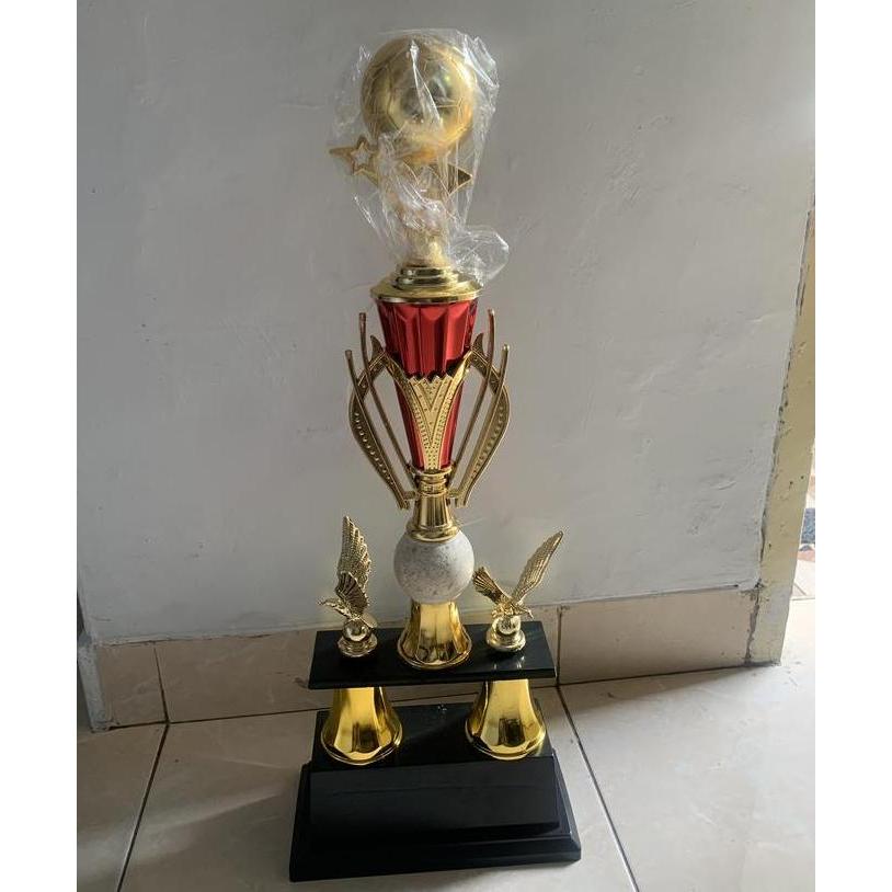 Trophy/piala kaki 2 gold&silver bola