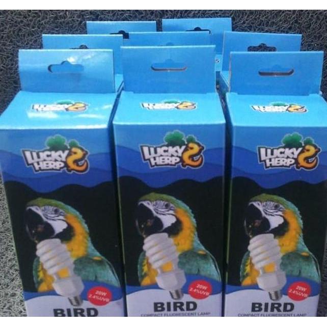 Fishstore- Lucky Herp Bird Lamp 2.4 Uvb 20W - Lampu Burung