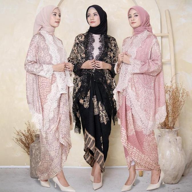 Yasmine Outer Batik Viscose Set (Outer & Rok Lilit)
