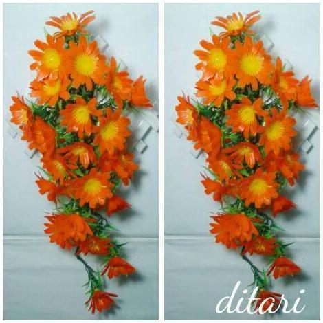 bunga plastik rambat/bunga juntai/bunga gantung