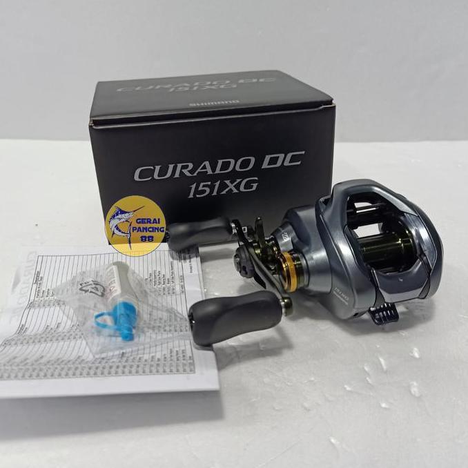 OK REEL SHIMANO CURADO DC 151XG HANDLE KIRI ''