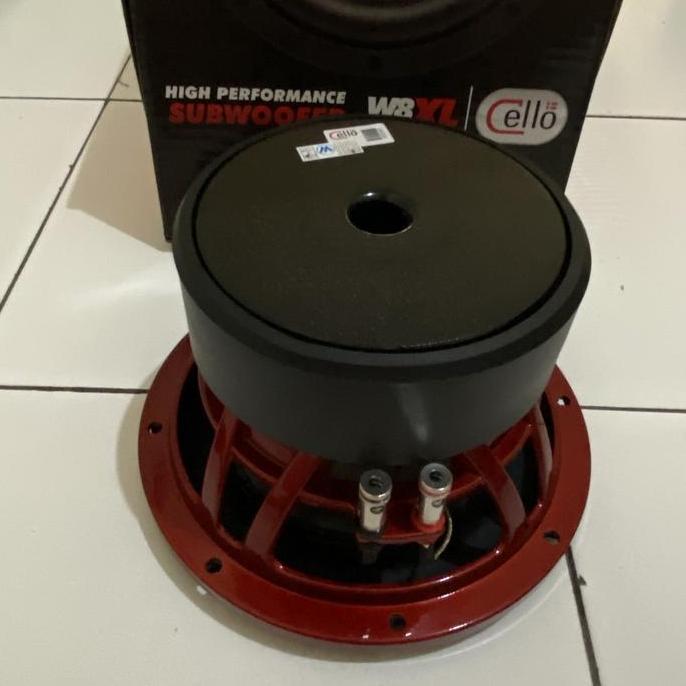 Promo Subwoofer Cello W8XL monster subwoofer 8 inch dvc 4 ohm Diskon