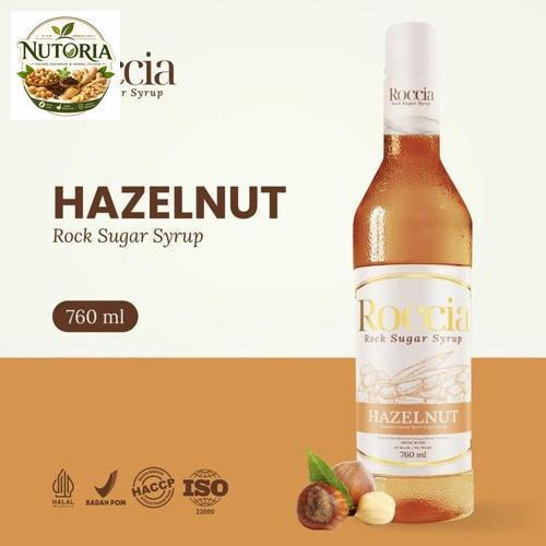 Roccia Rock Sugar Syrup Hazelnut - Syrup Gula Batu Rasa Hazelnut