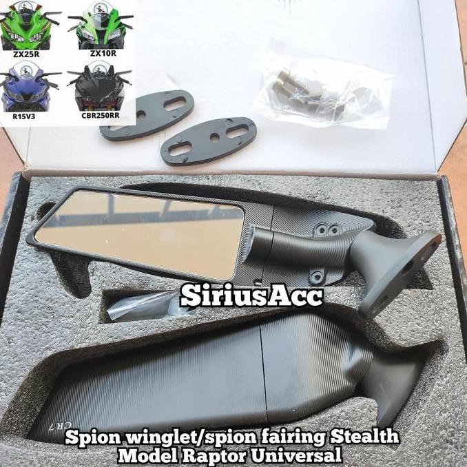 SPION WINGLET STEALTH MODEL RIZOMA F22 RAPTOR SPION FAIRING ZX25 NINJA FORSALE
