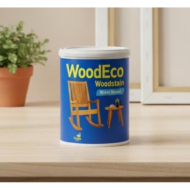 LENKOTE Politur WoodStain Woodeco Vernis Kayu Wood Stain Eco1 Lt Liter