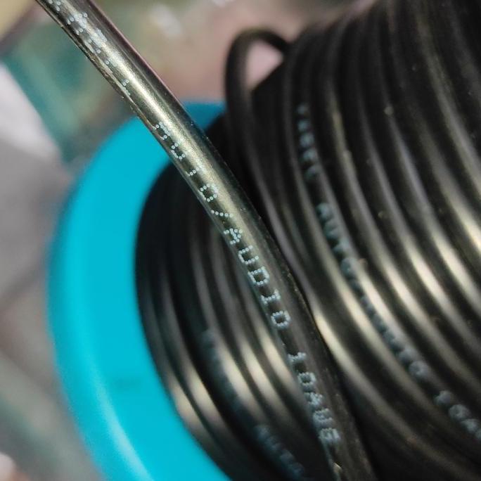 KABEL AWG10 AWG 10 10AWG HITAM PER METER PCMED