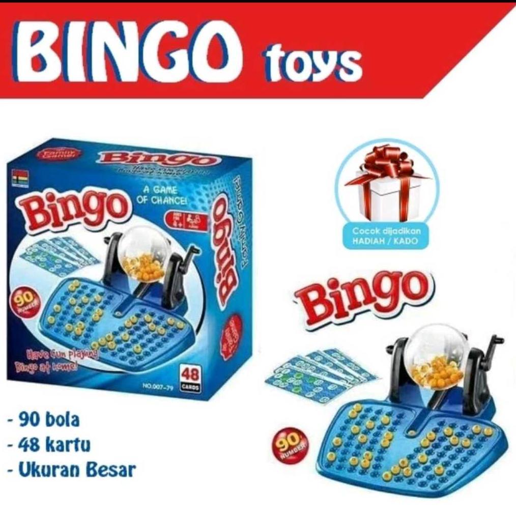 Bingo Cage Big Size Mainan Roller Bola Undian Mainan Board Game Anak Mainan Edukasi/bingo set game/b