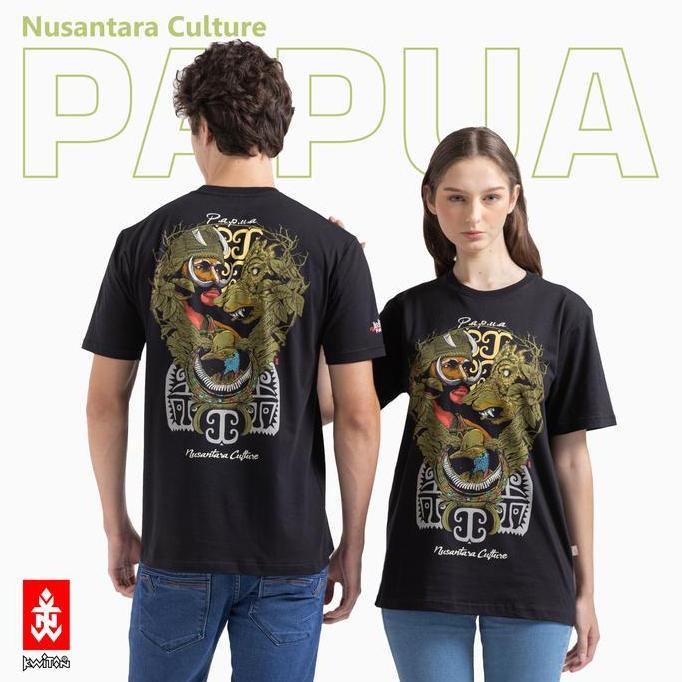 Kaos Kwitan Nusantara Culture PAPUA Diskon