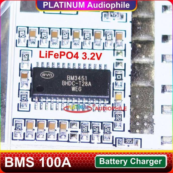 Bms 3S 4S 5S 100A 3.2V Lifepo4 Protection Board Lipo4 Baterai Charger Modul