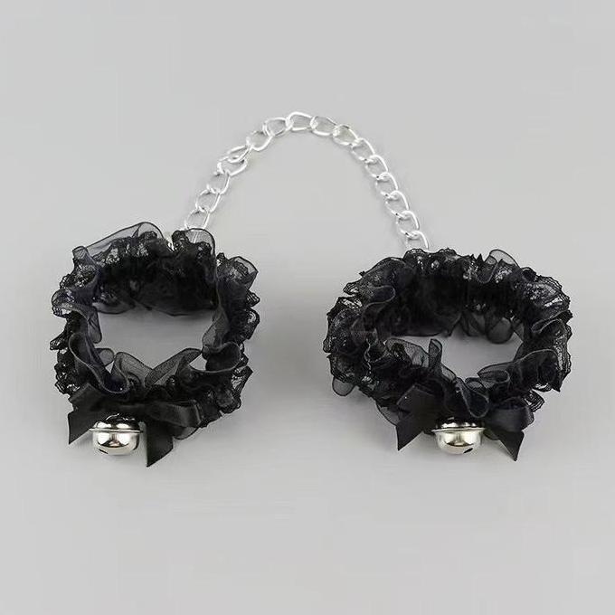 [LUNA] CH-40 kalung necklace y2k choker wanita bell lonceng rantai sm set lace patch borgol tangan l