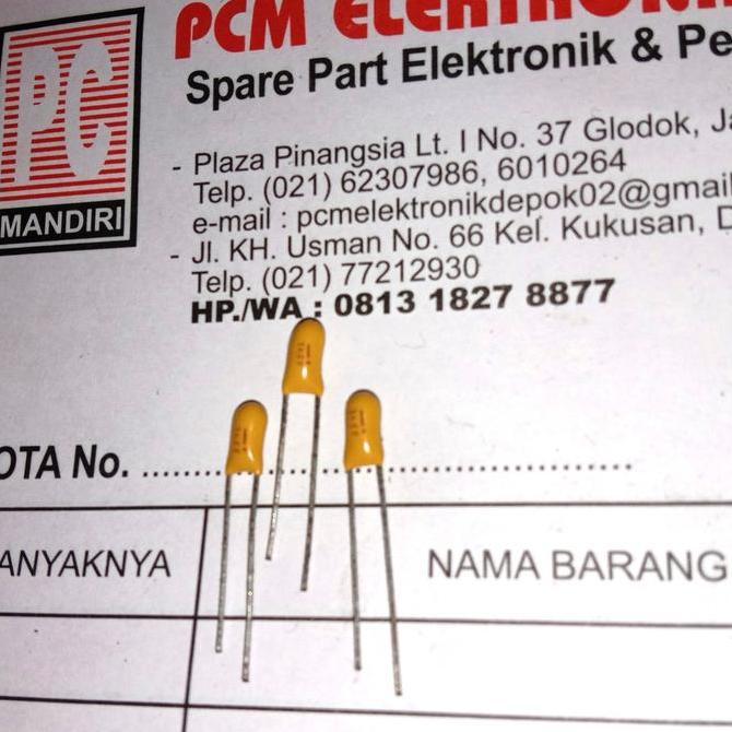 TANTALUM 0.33UF 35V 0.33UF35V 0.33 UF 35 334 TANTALUM POLAR CAPACITOR PCMED