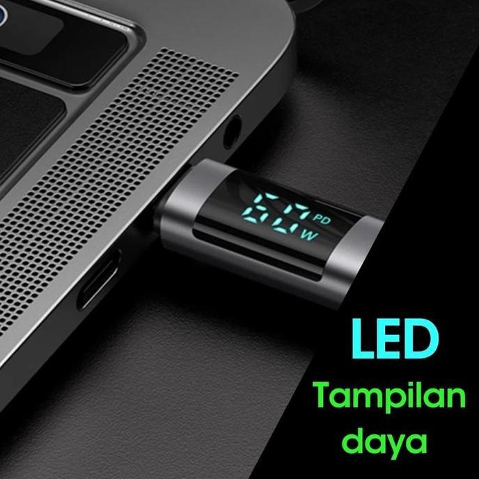 TERBARU - VarkVerk (C08) LED Display Data Cable Type C to Type C 60W / Type C to Lightning 27W 1m 2m
