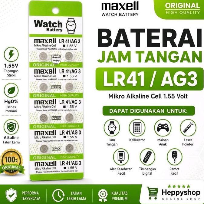 "'''] Baterai Kancing LR41 AG 3 LR 41 LR 1130 LR1130 LR 44 LR44