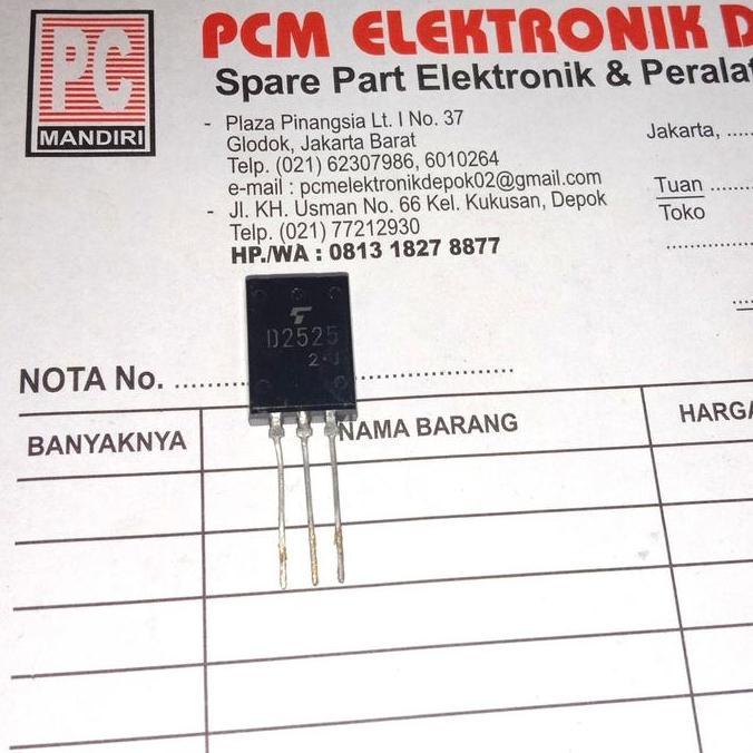 D2525 2SD2525 D 2525 2SD 2 SD2525 ORIGINAL TRANSISTOR TO220 TO-220 PCMED