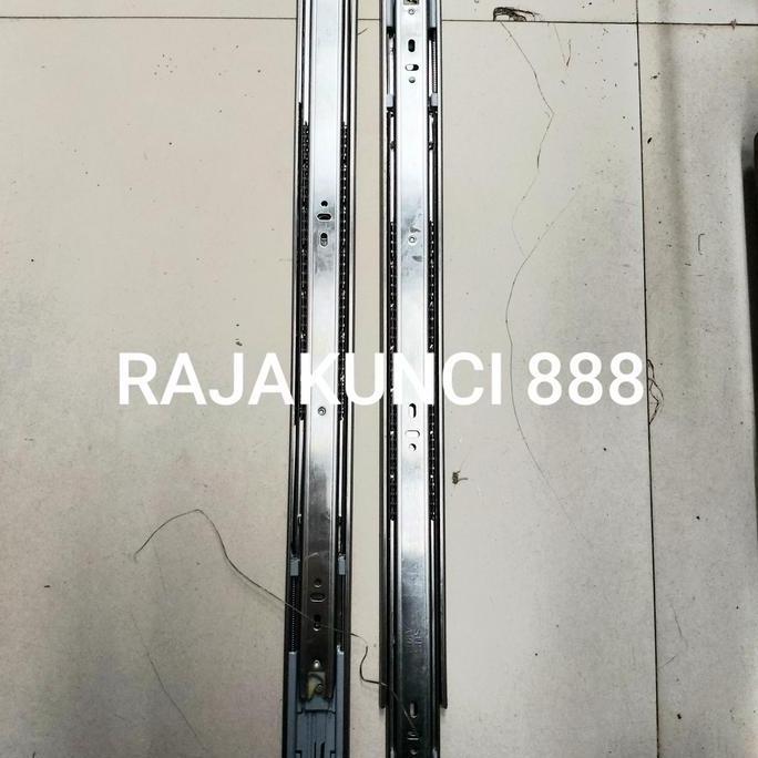 BEBAS ONGKIR - Rel laci STAINLESS STEEL 304 60cm / Rel laci double track 60cm