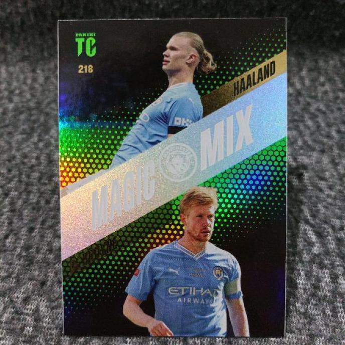 Panini TC soccer 2024 magic mix erling haaland / kevin de bruyne