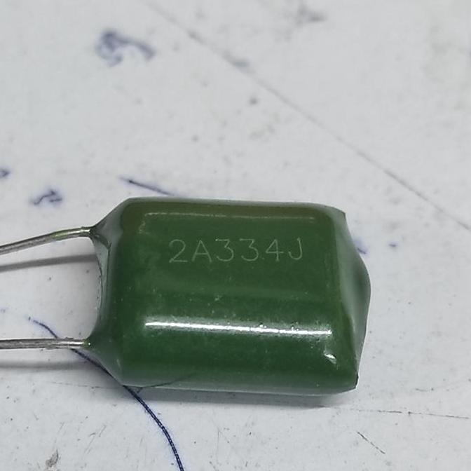 kapasitor milar 334 330nf