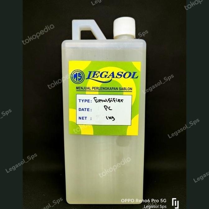 Emulsifier Pc @1kg ( u/ Pengental Rubber Sablon Waterbase )