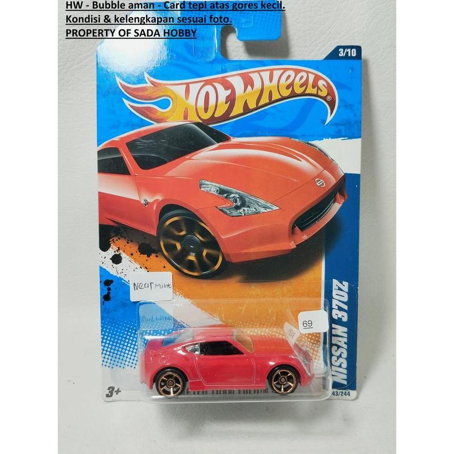 HOT WHEELS HOTWHEELS NISSAN 370Z MERAH SADHO