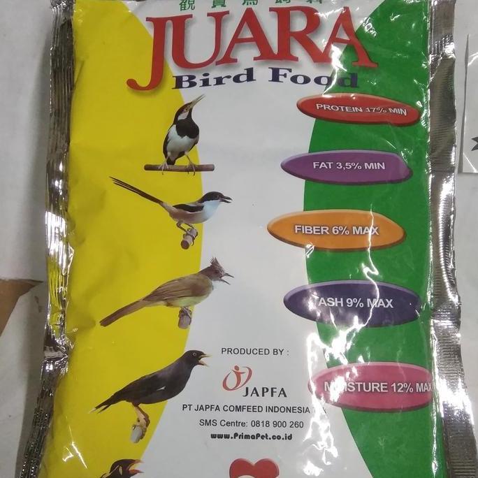 PAKAN BURUNG JUARA BIRD FOOD VOER JUARA BURUNG MURAI KACER BEO