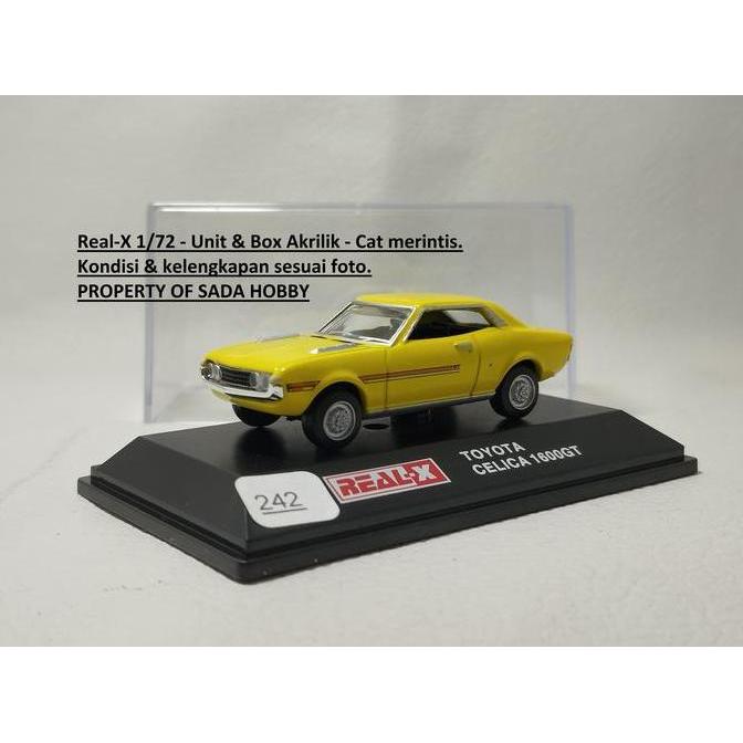 REAL-X 1/72 TOYOTA CELICA 1600GT YELLOW SADHO