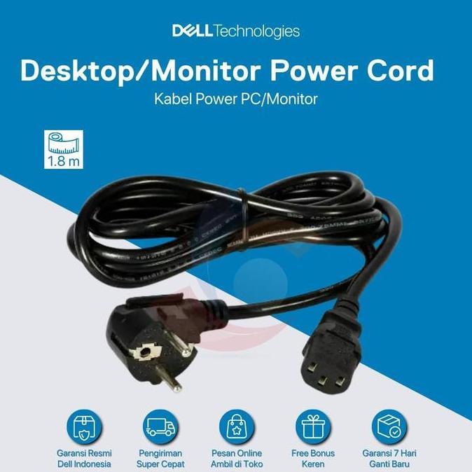 Dell Kabel Power Desktop Pc / Monitor