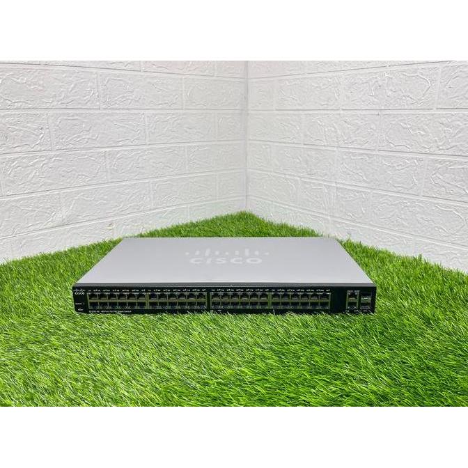 Cisco 200 Series Smart Switch SF200-48 Ports Switch Manageable Paling Murah