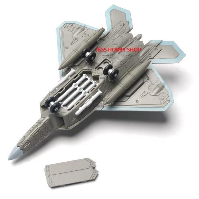 Tiyak_Seller44 - Model Kit Xuja 1/100 Pesawat Siluman F-22 Raptor F22 Dan Lainnya Mainan Anak Mokit 