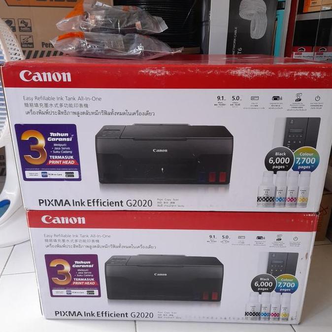 TERBARU - PRINTER CANON G2020 PRINT SCAN COPY/ CANON G2020 PSC